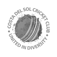 Costa del sol cricket logo greyscale